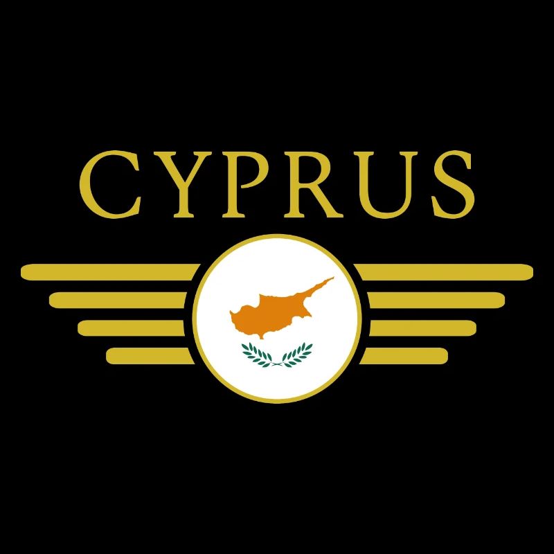 J’aime Chypre, T-shirt design de style élégance
