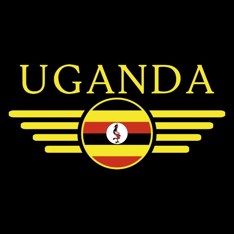 I Love Uganda, Elegance Style Design T-Shirt