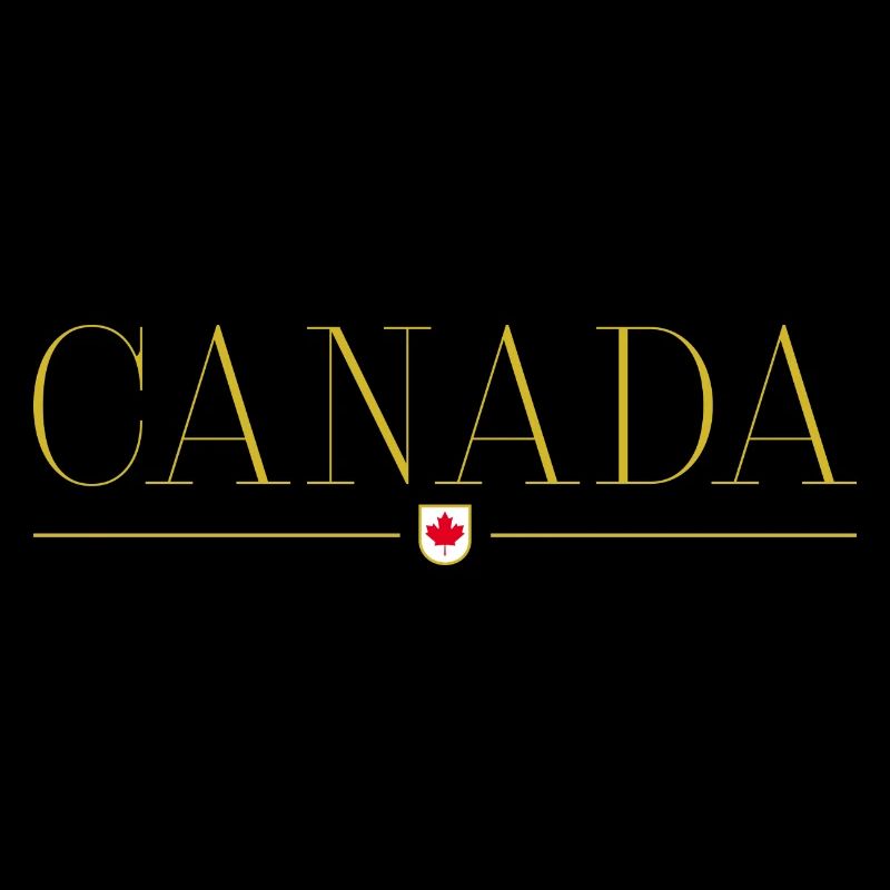 J’aime le Canada, T-shirt design de style élégance