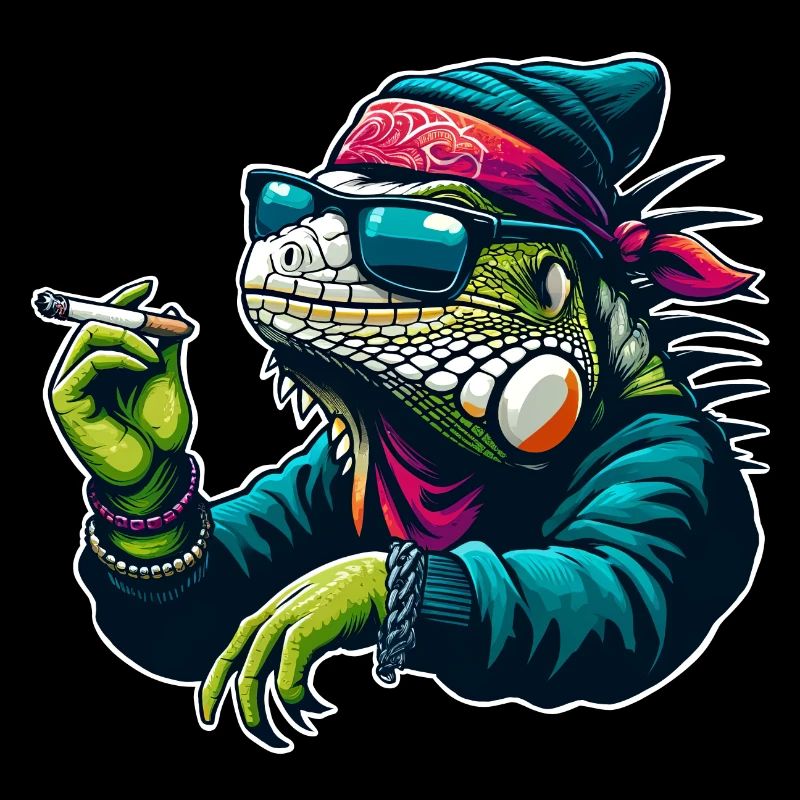 Cool Iguana Rocker