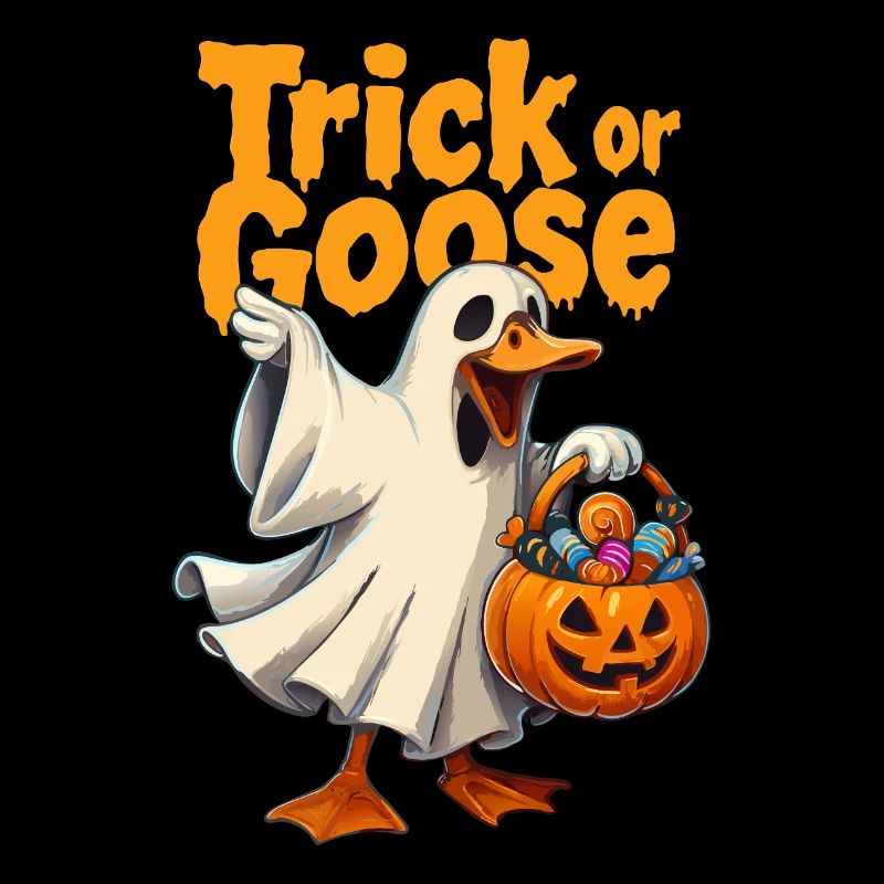 Gans d’Halloween Trick or Goose