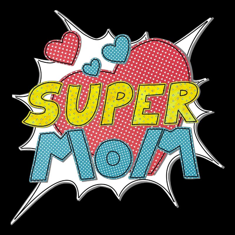 Muttertag supermom Super Mom beste Mutter Comic