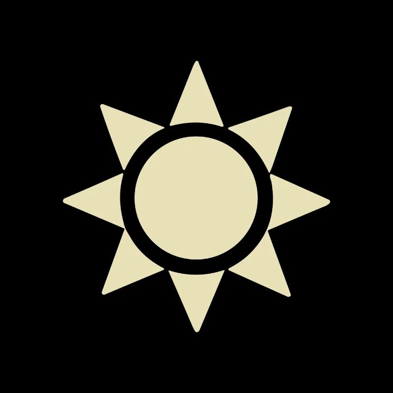 Abstrakte Sonne Sonnenschein Abstrakte Kunst