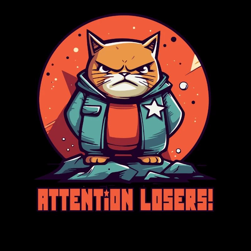 The cat's strict boot camp: beware, losers
