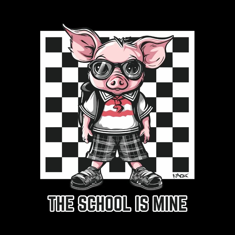 L’école est à moi : cochon drôle et ringard