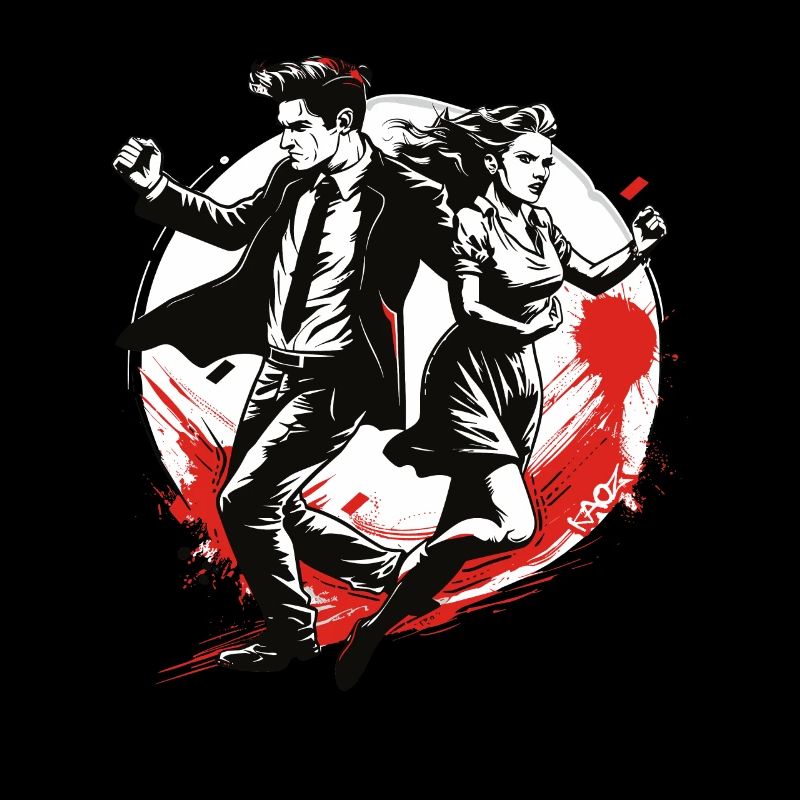 Couple breaks out and dances