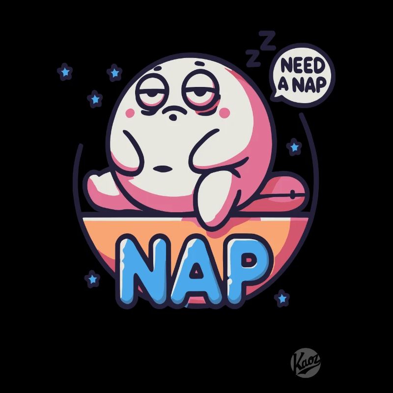 I need a nap, tired monster