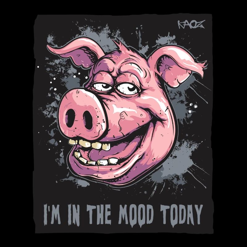 in the mood today, seductive pig