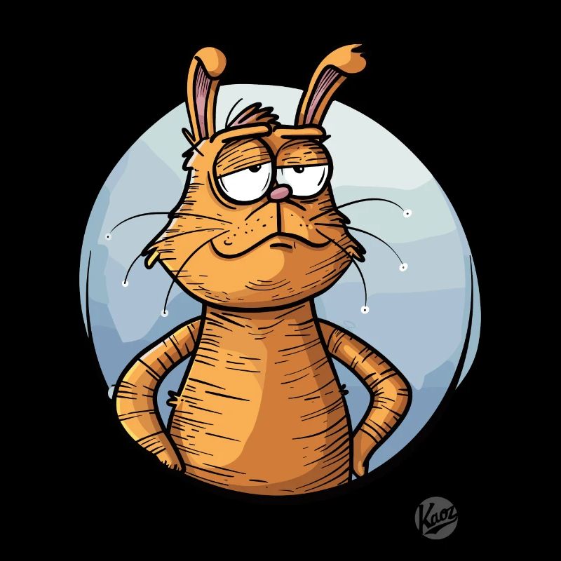 Lapin de dessin animé cool
