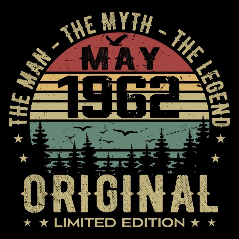 May 1962 Gift 63rd Birthday May 1962 May 1962
