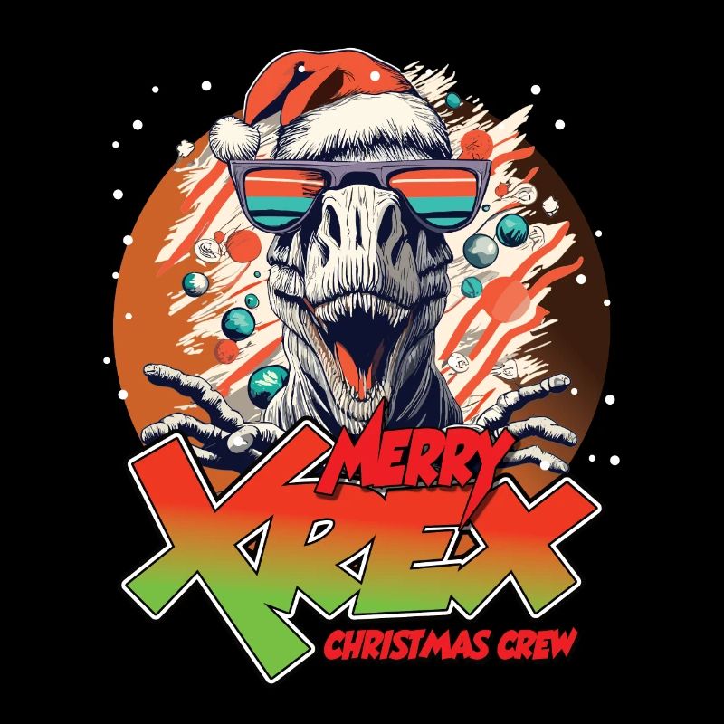 Noël T-REX joyeux XREX cadeau équipage