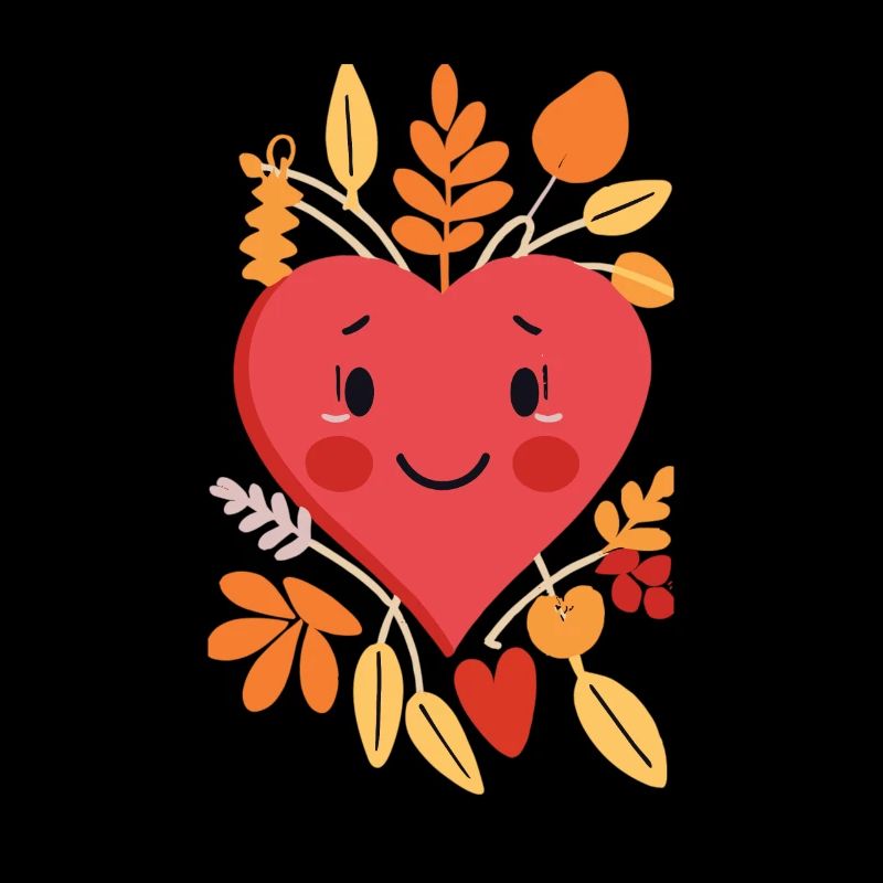 Herbst, Herz, Ich liebe den Herbst Geschenk
