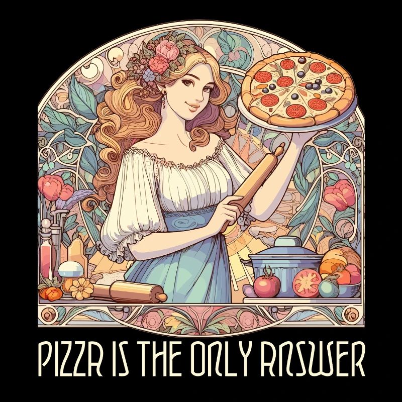 Pizza ist die einzige Antwort witzig Geschenk