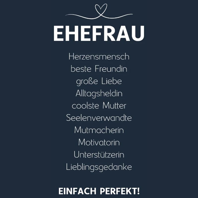 Ehefrau Ehepartnerin Ehegattin Lieblingsfrau Ehe
