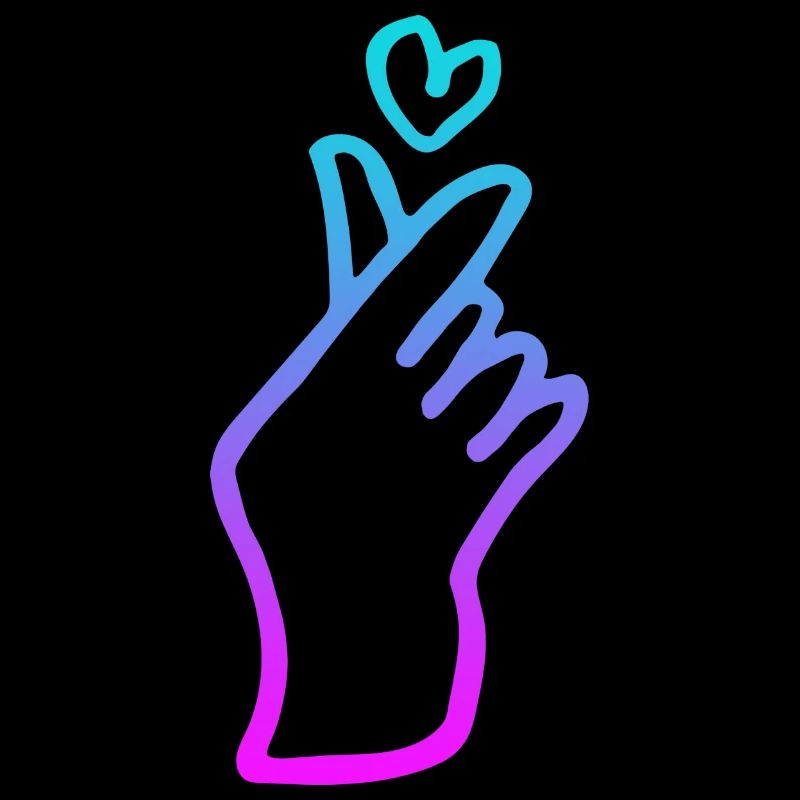 Kpop Hand Sign Heart
