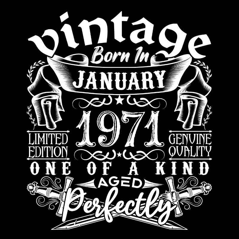 Januar 1971 Geburtstag Januar 1971 Januar
