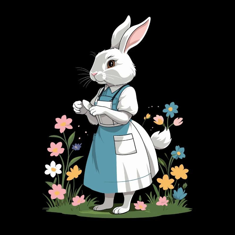 Infirmière lapin Lapin de Pâques Infirmière