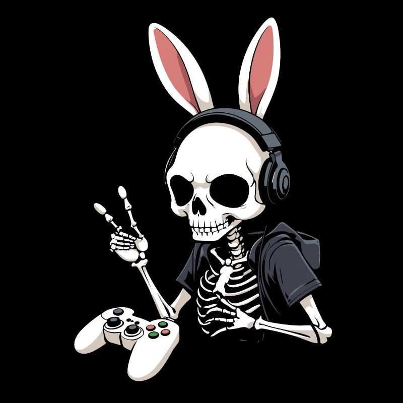 Easter Bunny Gamer Iconic Easter Gaming