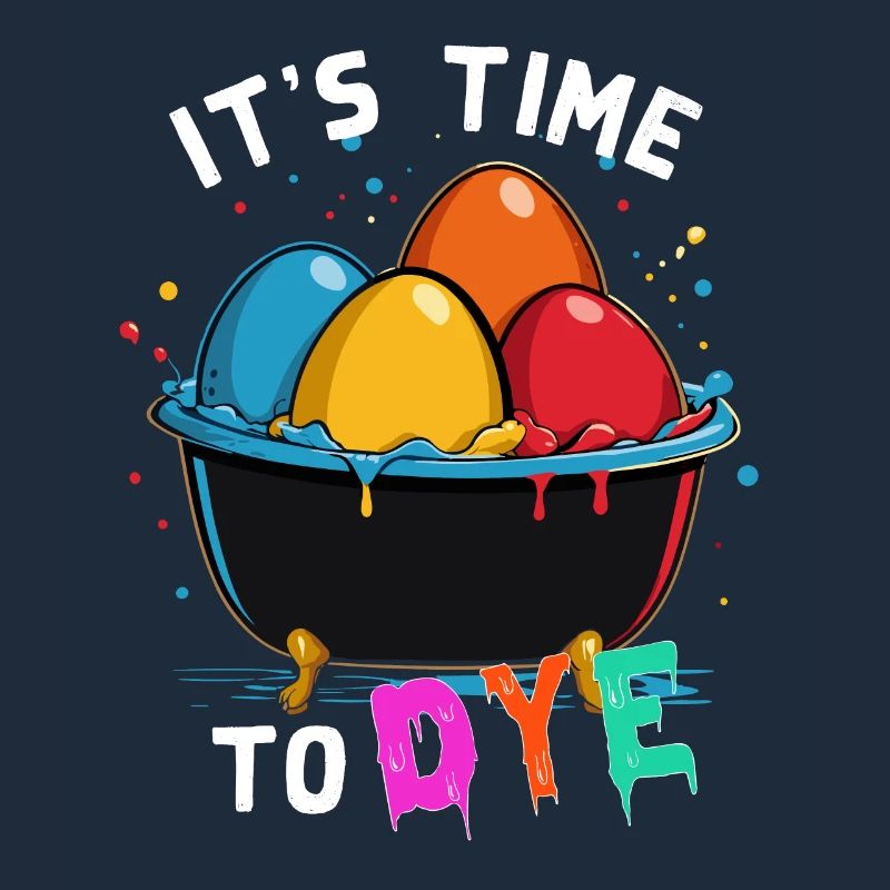 Funny Egg Dyeing Artist Colors for Easter