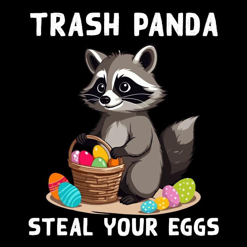 Lustiger Waschbär Spruch Waschbären Osterhasen