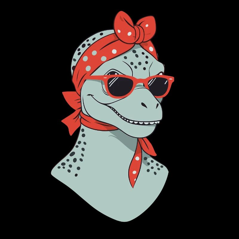 Lustige Dinosaurier Mutter Coole Dino Frau