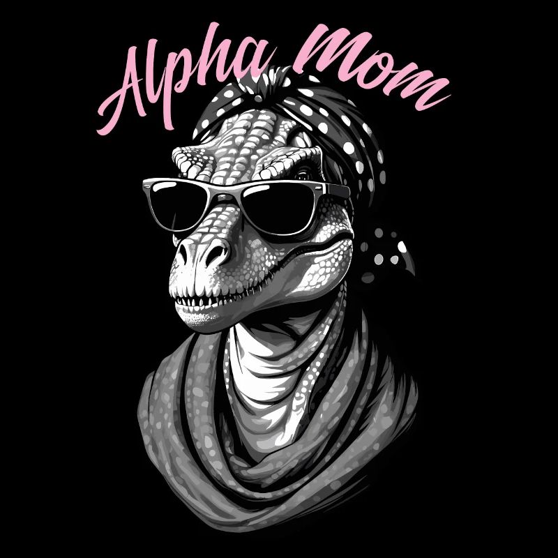 Alpha Mom Lustige Dinosaurier Mutter Coole Dino