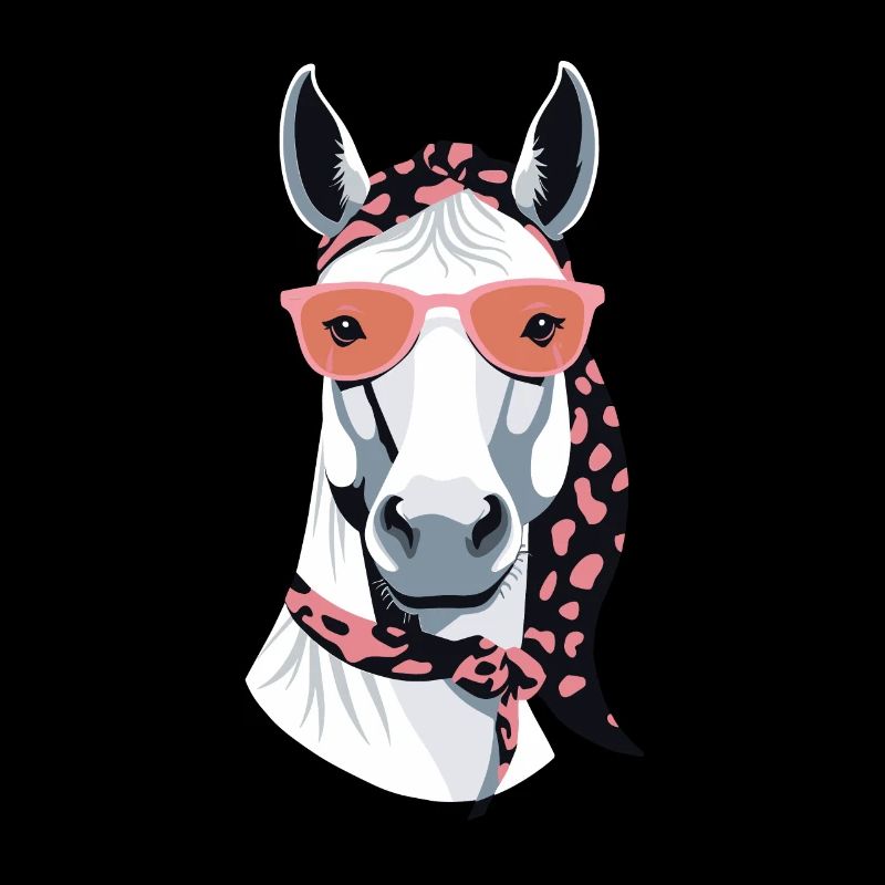 Maman Cheval Cheval Amant Maman Amour Élégant