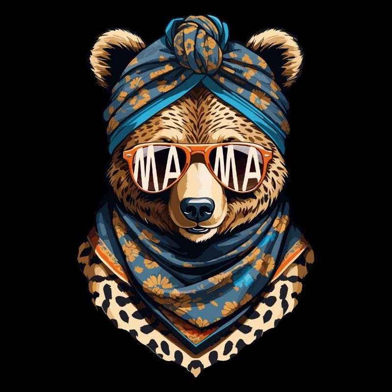 Lustiger Mama Bär Mutter Bärin Muttertag