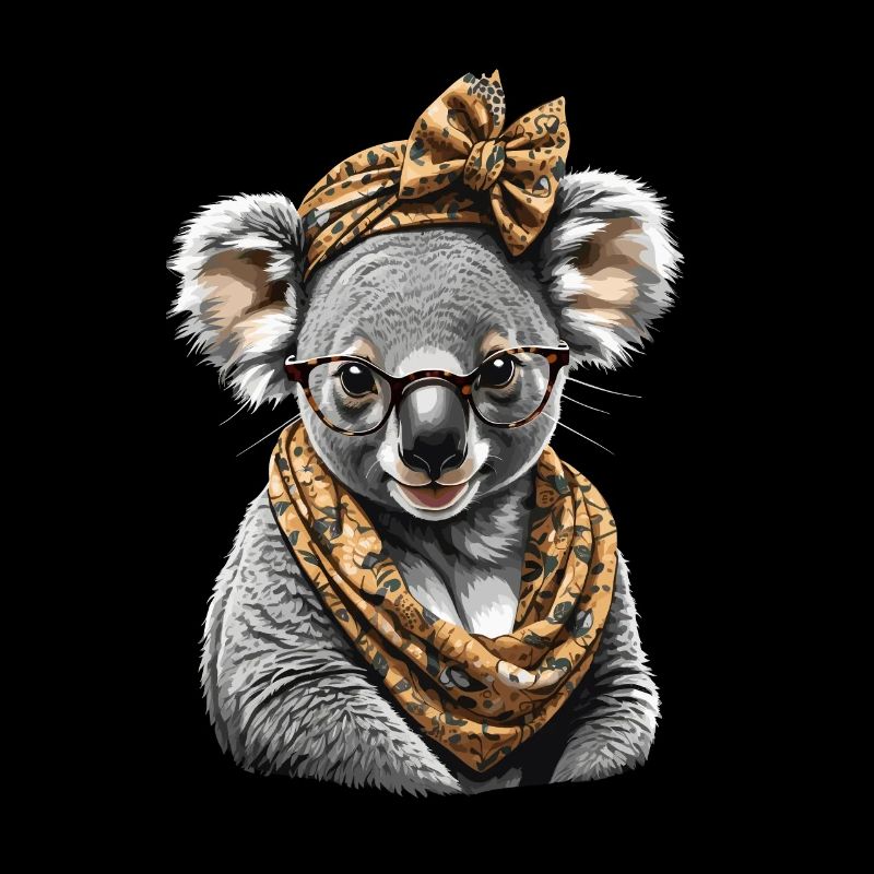 Lustige Koala Mutti Niedliche Mama Koalabär