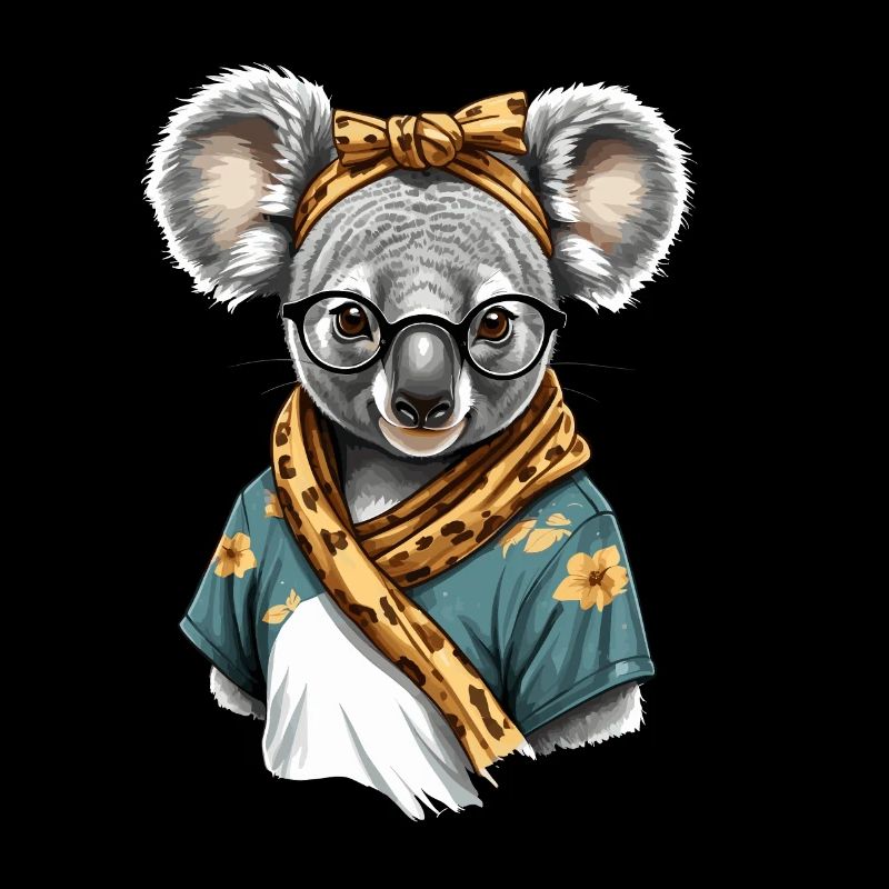 Drôle Koala Maman Mignon Maman Ours Amant