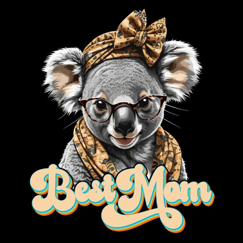 Drôle Koala Maman Mignon Koala Ours Amour