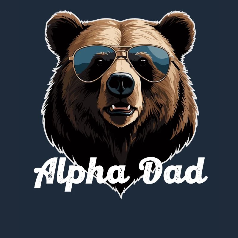 Alpha Dad Lustiger Vater Perfekter Style