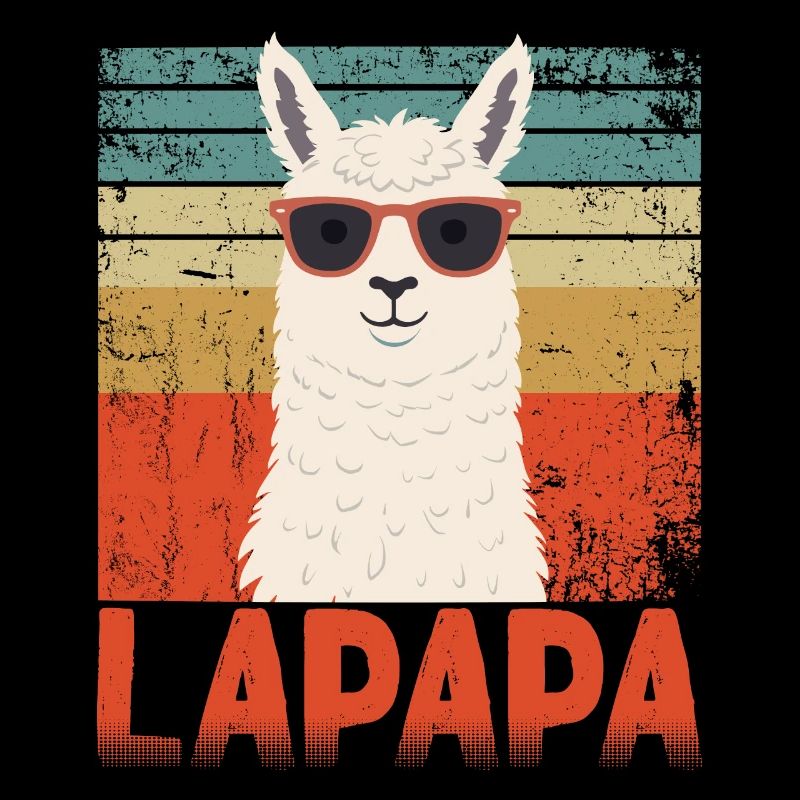 Lapapa Lustiger Lama Vater Perfekter Style