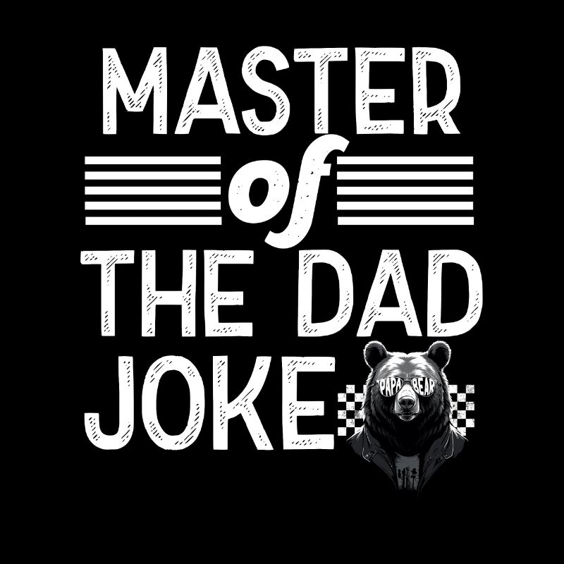Dad Witz Meister Lustiger Vater Perfektes Design