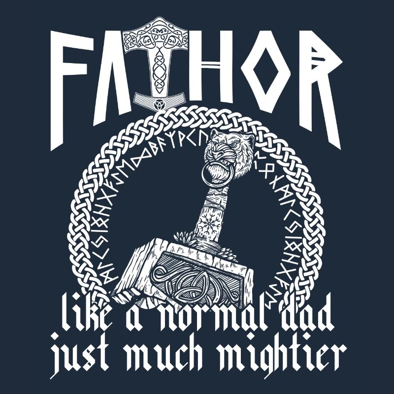 Wikinger Papa Vathor Mächtiger Hammer Mjölnir
