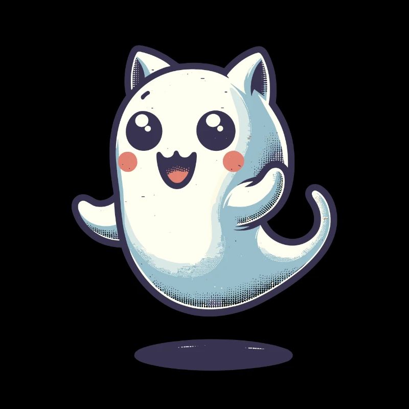 Cute Ghosts Cat Kawaii Ghost Pet