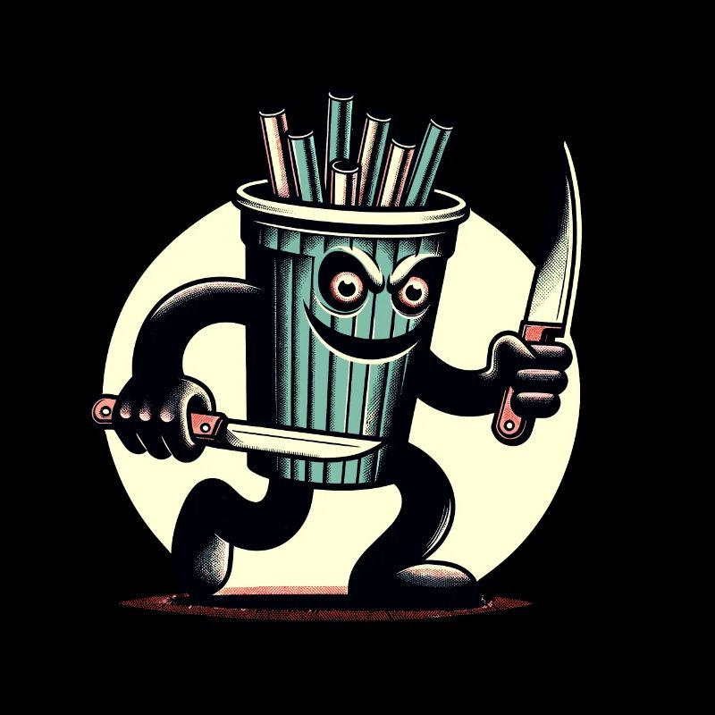 Scary Psycho Drinking Cup Drinks