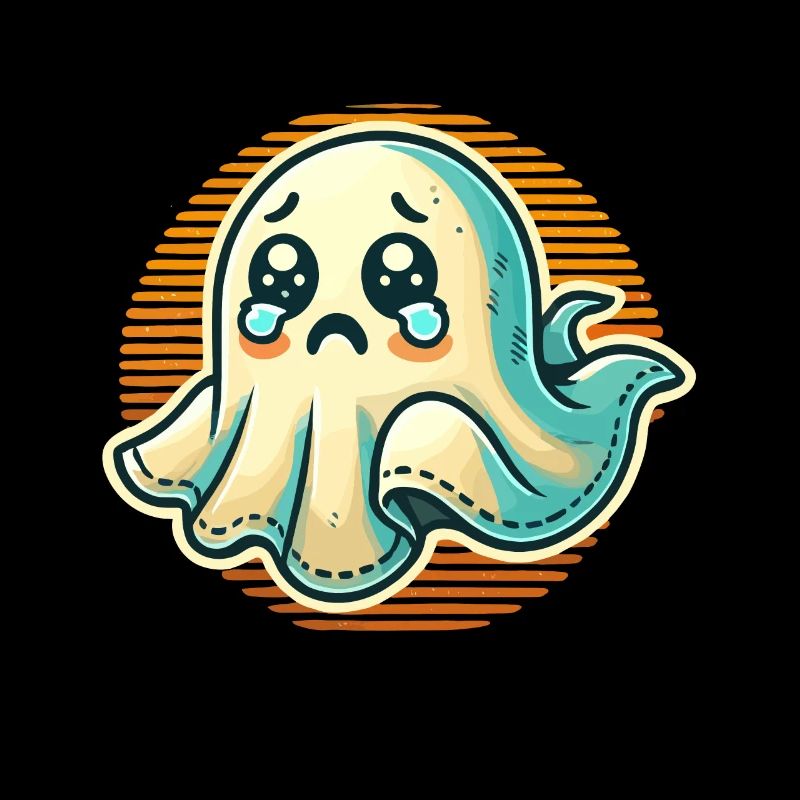 Fantôme triste Drôle Ghost Design