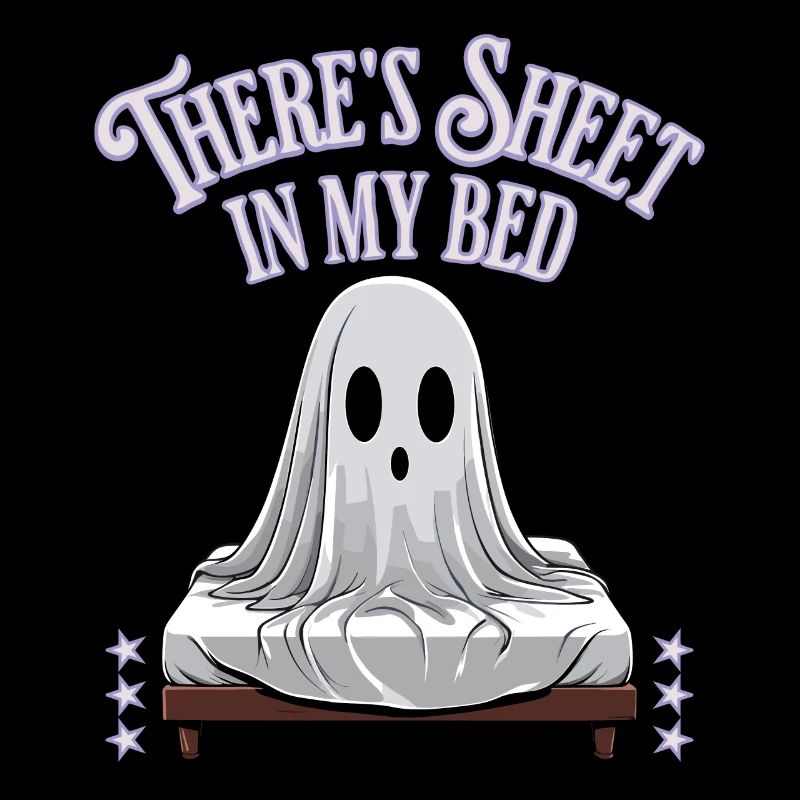 Drap d’Halloween au lit drôle de dicton
