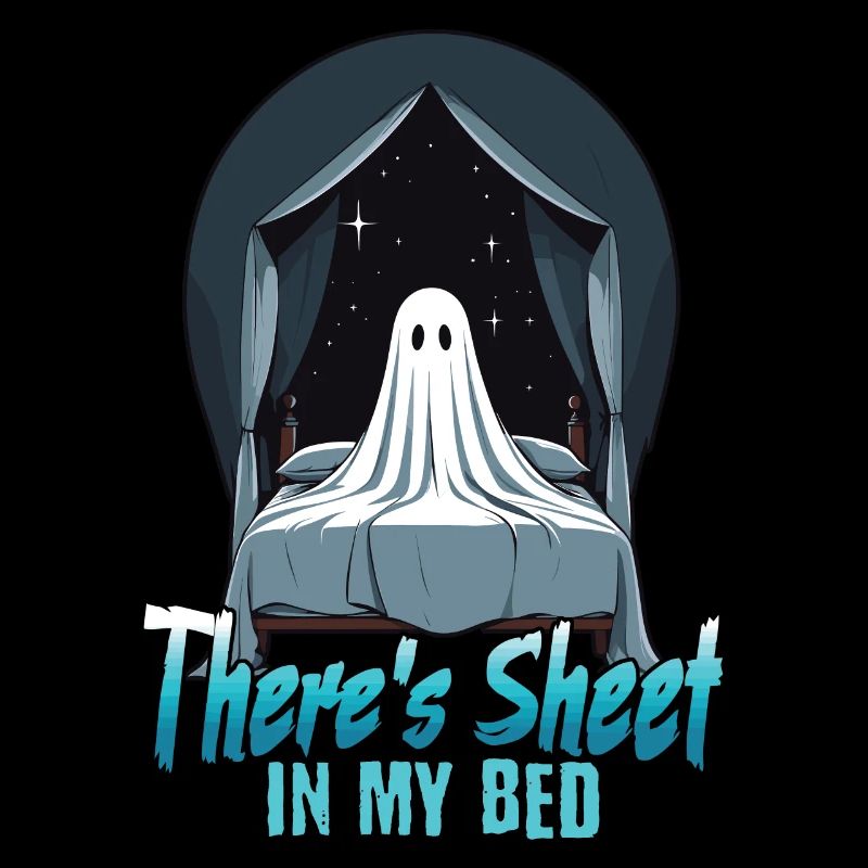 Drap d’Halloween au lit drôle de dicton