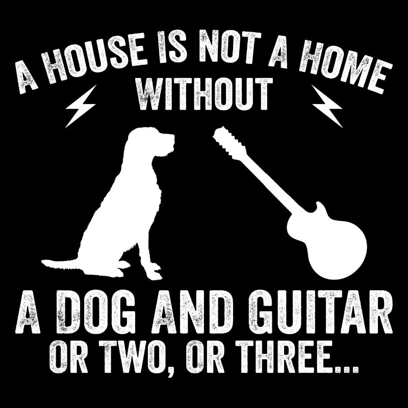 Guitariste et amoureux des chiens