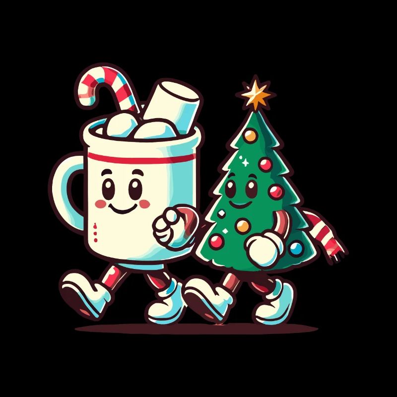 Joyeux Noël Look Vintage Rétro