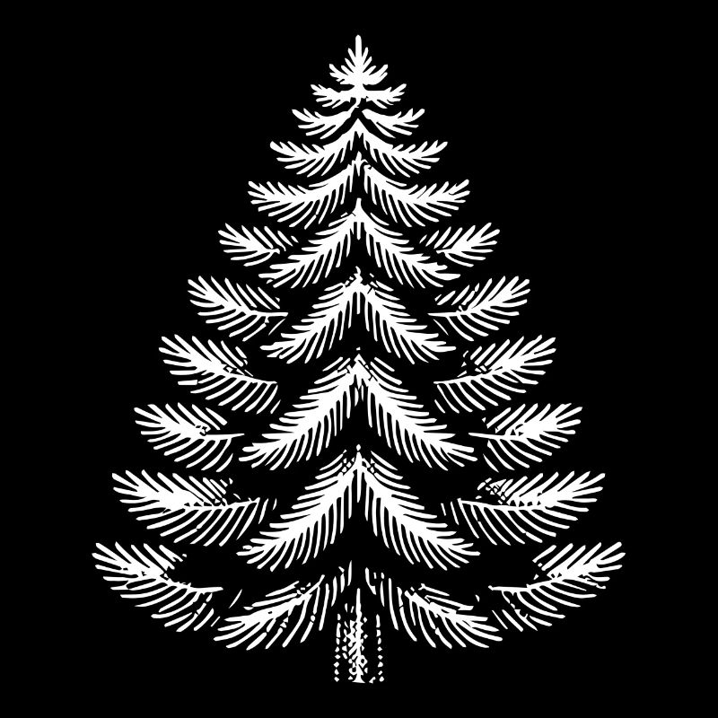 Magical Christmas tree for festive mood