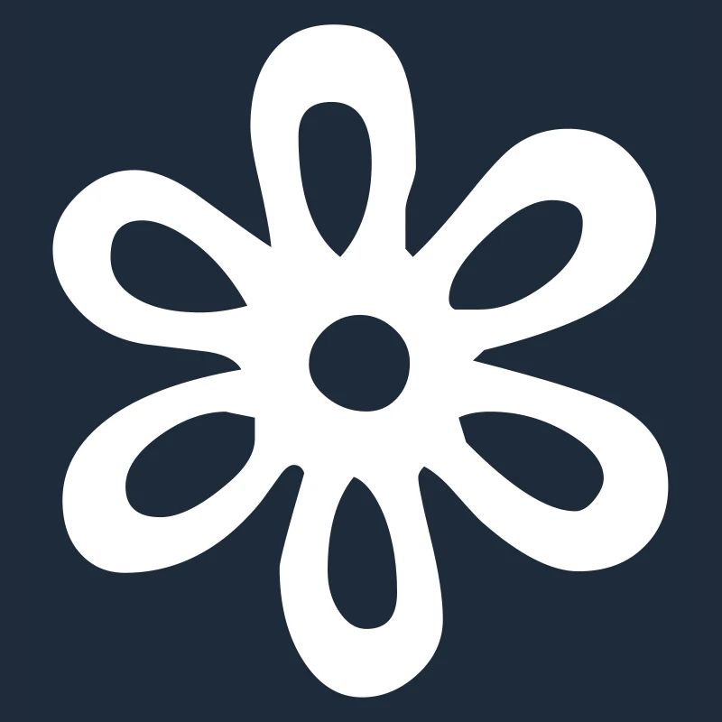 Ornament oder weisse Blume (Vectorgraphic)