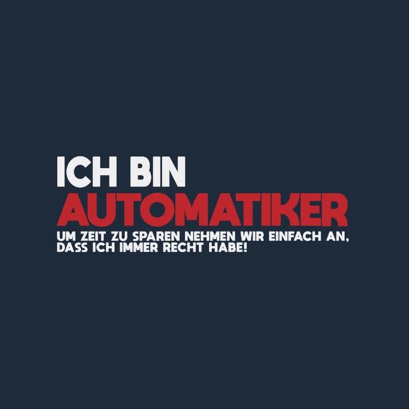 Ich bin Automatiker Tech-Statement