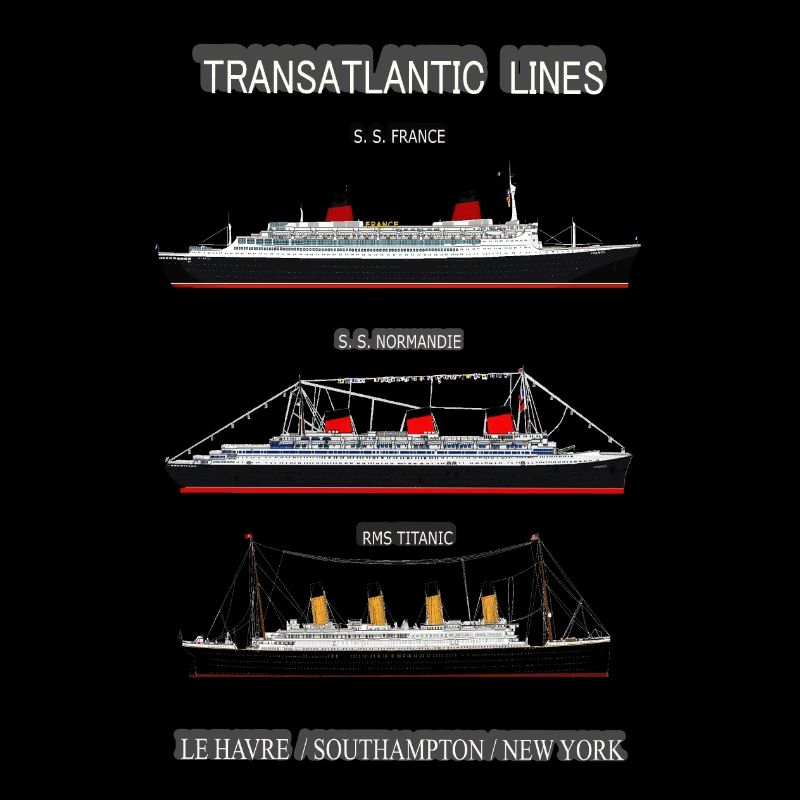 TRANSATLANTIC LINES AFFICHE Louis RUNEMBERG ©Adagp
