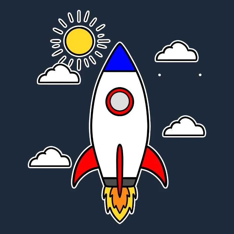 Schulstart Rakete Raumschiff Schulbeginn Schule