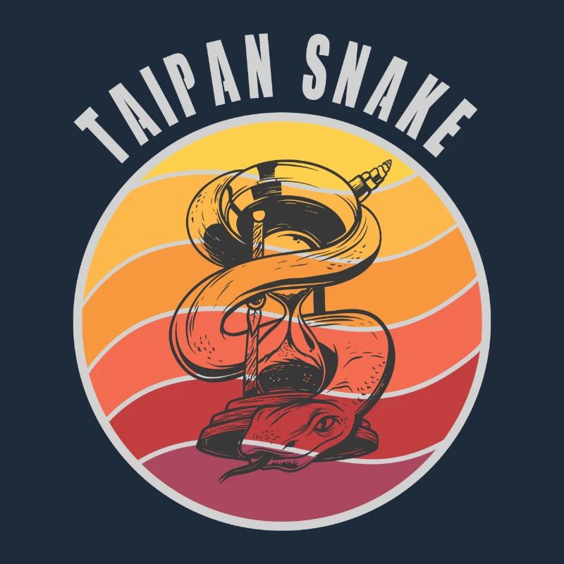 Conception de serpents Taipan / Idée cadeau