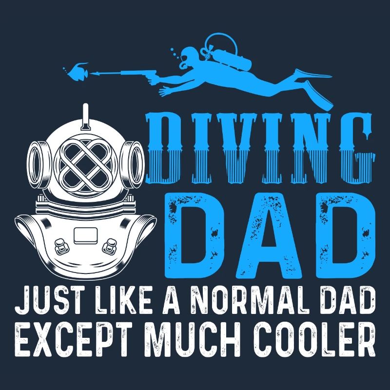 Diver Diving Dad Father