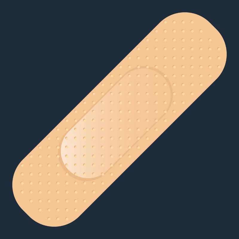 simple sticking plaster as a design element